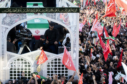عکس | مراسم تشییع پیکر مطهر رهبر شهید انقلاب - مشهد /۶