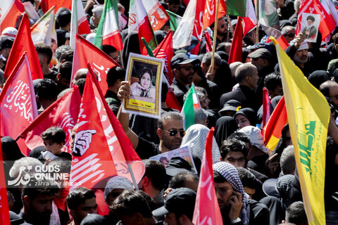 عکس | مراسم تشییع پیکر مطهر رهبر شهید انقلاب - مشهد /۶