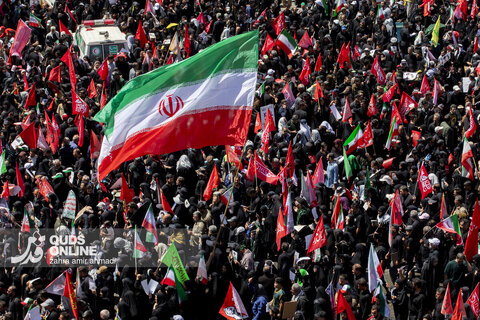 عکس | مراسم تشییع پیکر مطهر رهبر شهید انقلاب - مشهد /۶