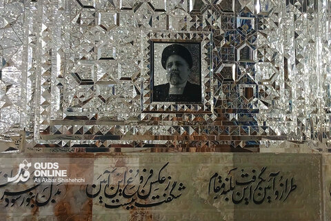 گزارش تصویری | محل تدفین رهبر انقلاب در حرم مطهر