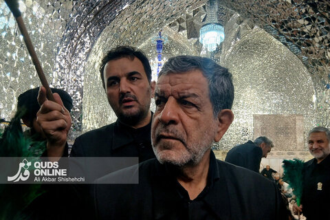 گزارش تصویری | محل تدفین رهبر انقلاب در حرم مطهر