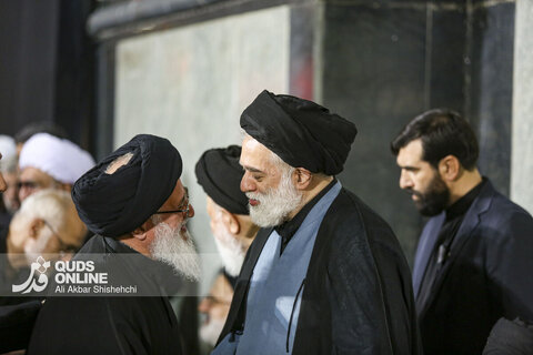 دومین شب اقامه عزای رهبر شهید در حرم مطهر امام رضا علیه السلام