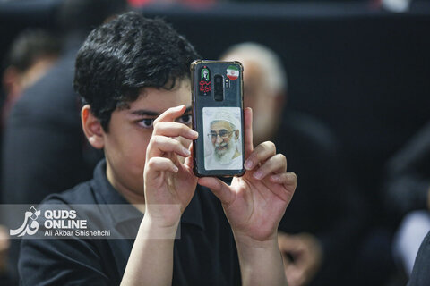 دومین شب اقامه عزای رهبر شهید در حرم مطهر امام رضا علیه السلام