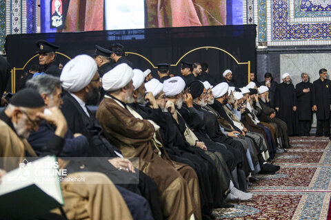 دومین شب اقامه عزای رهبر شهید در حرم مطهر امام رضا علیه السلام
