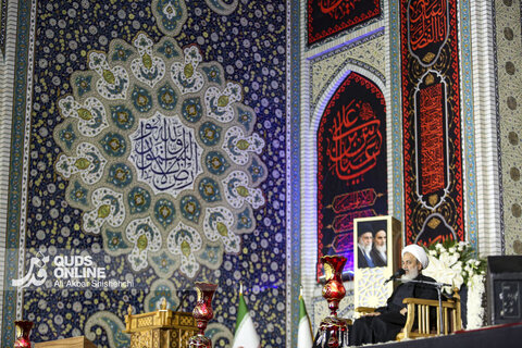 دومین شب اقامه عزای رهبر شهید در حرم مطهر امام رضا علیه السلام