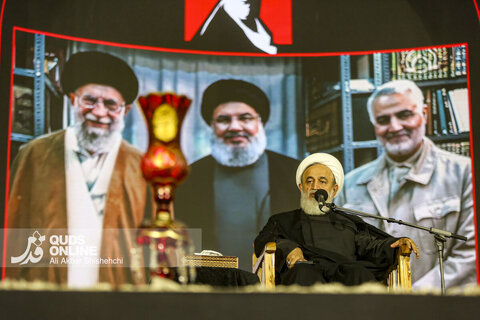 دومین شب اقامه عزای رهبر شهید در حرم مطهر امام رضا علیه السلام