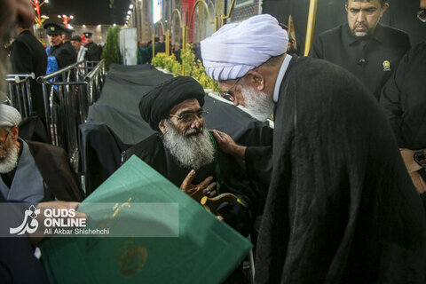 سومین شب اقامه عزای رهبر شهید در حرم مطهر امام رضا علیه السلام