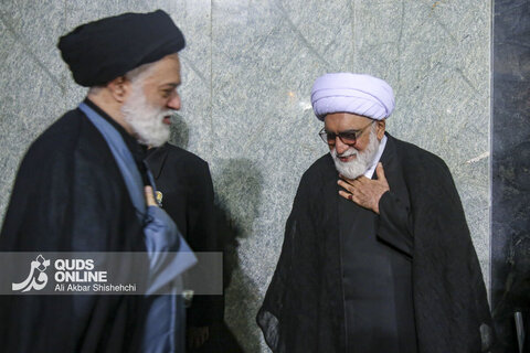 سومین شب اقامه عزای رهبر شهید در حرم مطهر امام رضا علیه السلام