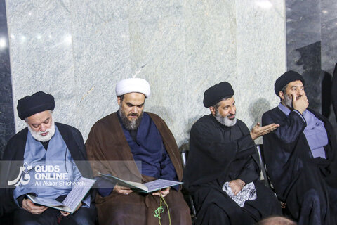 سومین شب اقامه عزای رهبر شهید در حرم مطهر امام رضا علیه السلام