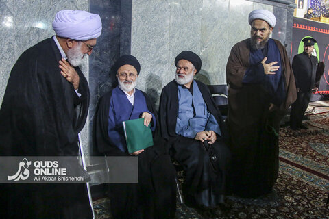 سومین شب اقامه عزای رهبر شهید در حرم مطهر امام رضا علیه السلام