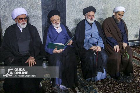 سومین شب اقامه عزای رهبر شهید در حرم مطهر امام رضا علیه السلام