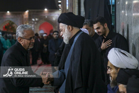 سومین شب اقامه عزای رهبر شهید در حرم مطهر امام رضا علیه السلام