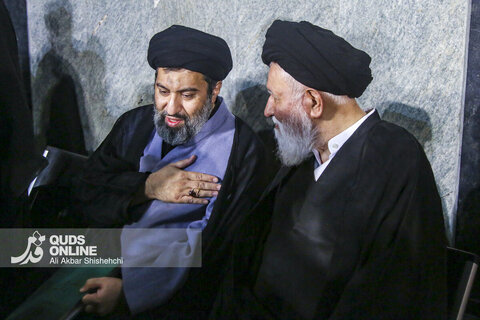 سومین شب اقامه عزای رهبر شهید در حرم مطهر امام رضا علیه السلام