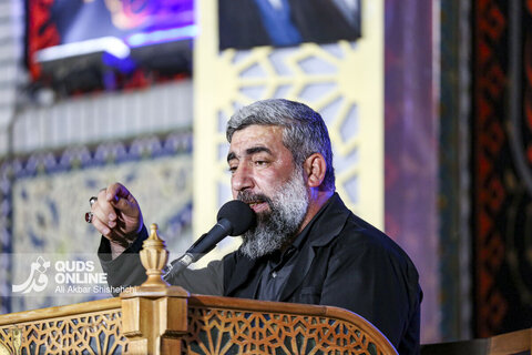 سومین شب اقامه عزای رهبر شهید در حرم مطهر امام رضا علیه السلام