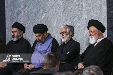 سومین شب اقامه عزای رهبر شهید در حرم مطهر امام رضا علیه السلام
