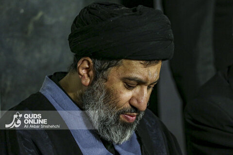 سومین شب اقامه عزای رهبر شهید در حرم مطهر امام رضا علیه السلام