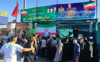 ۴۰ هزار زائر مهمان مواکب ضامن آهو در چناران و گلبهار