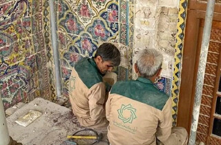 کاشی‌کاری تاریخی صحن قریش عتبه کاظمیه مرمت و بازآفرینی می‌شود
