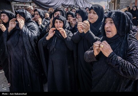 آیین سنتی «چَمَری» در سوگ رهبر شهید