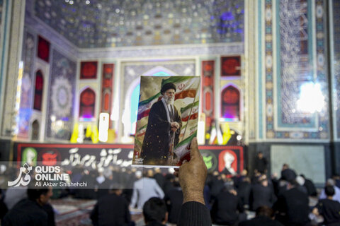 مراسم شب هفت رهبر شهید انقلاب در حرم مطهر امام رضا علیه السلام