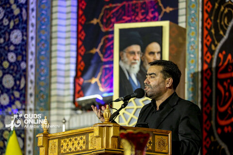 مراسم شب هفت رهبر شهید انقلاب در حرم مطهر امام رضا علیه السلام