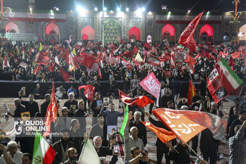 مراسم شب هفت رهبر شهید انقلاب در حرم مطهر امام رضا علیه السلام