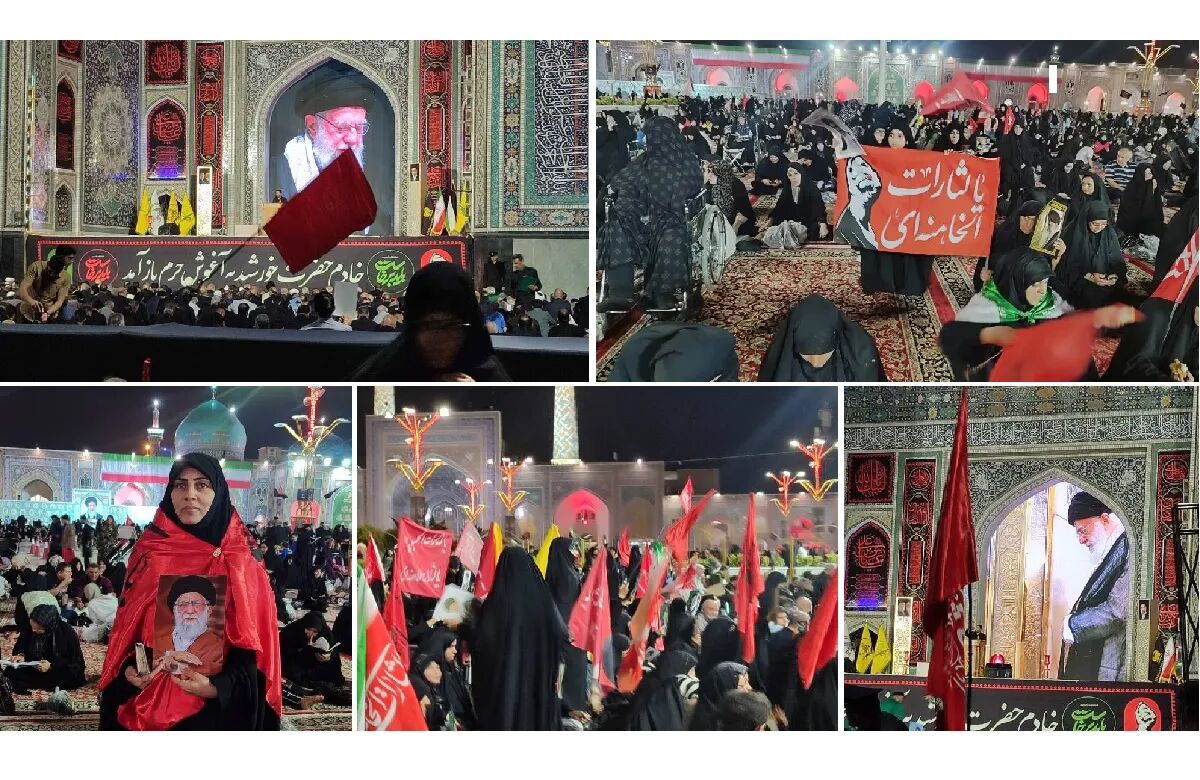 از بیرق‌های سرخ خون‌خواهی تا فریاد «انتقام»؛ روایت شبی در صحن پیامبر اعظم (ص)
