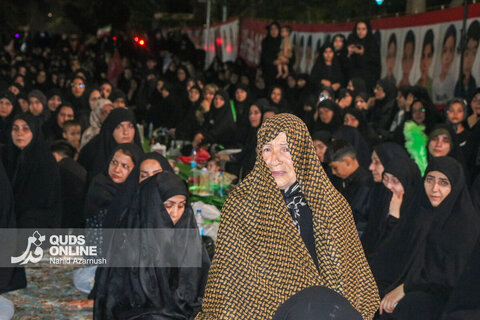 گزارش تصویری | سفره عزای حضرت رقیه به یاد کودکان میناب در مشهدالرضا