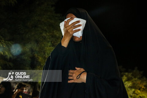 گزارش تصویری | سفره عزای حضرت رقیه به یاد کودکان میناب در مشهدالرضا