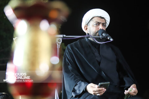 گزارش تصویری | سفره عزای حضرت رقیه به یاد کودکان میناب در مشهدالرضا