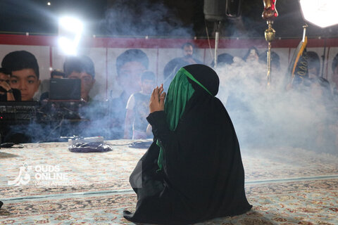 گزارش تصویری | سفره عزای حضرت رقیه به یاد کودکان میناب در مشهدالرضا