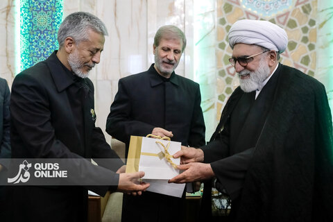 عکس | دیدار فرمانده کل ارتش جمهوری اسلامی ایران با تولیت آستان قدس رضوی