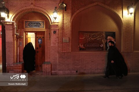  عزاداری دهه اول ماه صفر در بیت مرحوم آیت‌الله شاه‌‎آبادی