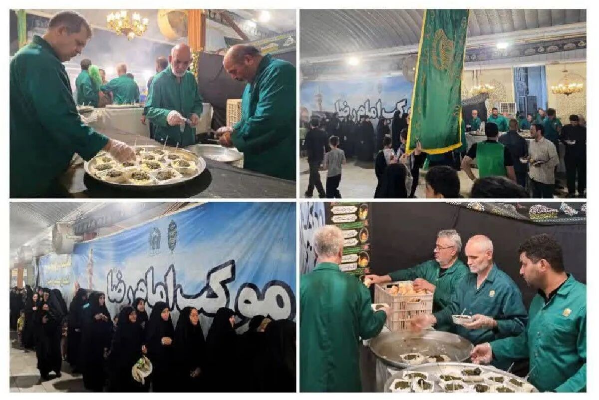 پذیرایی خادمان کفشدار از زائران اربعین با توزیع ۷۵ هزار پرس غذای گرم