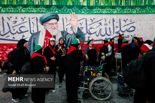 عکس | تردد زائران اربعین در مرز شلمچه پس از حمله آمریکا