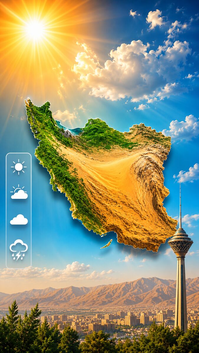 هواشناسی دوشنبه ۵ مردادماه