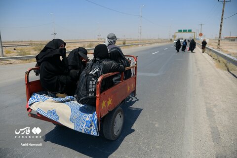  تردد زائران پس از حمله شبانه دشمن به مرز شلمچه