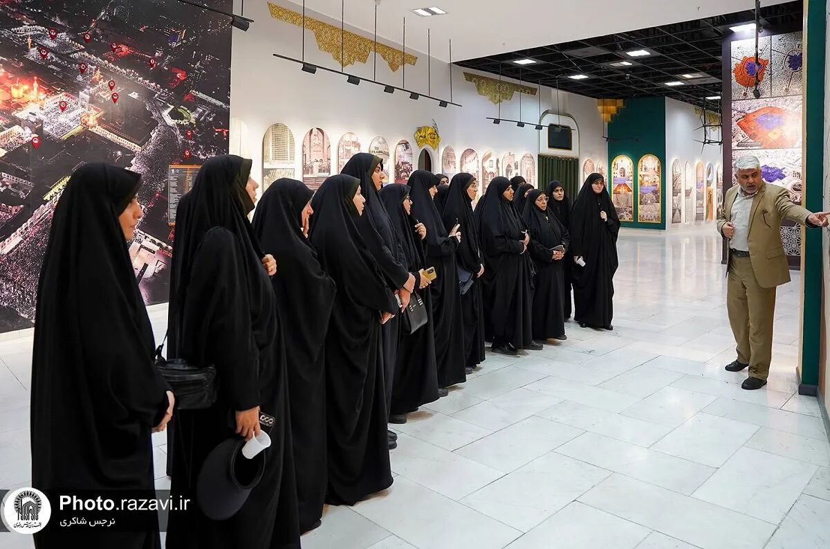 خادمان انتظامات خواهران حرم مطهر با دستاوردهای نوین آستان قدس رضوی آشنا شدند