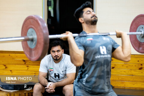 تمرین تیم ملی وزنه‌برداری