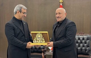 دیدار استاندار خراسان رضوی با استاندار کربلا