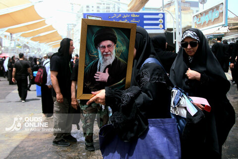 گزارش تصویری | انجام زیارت به نیابت  رهبر شهید معظم انقلاب در کربلای معلی