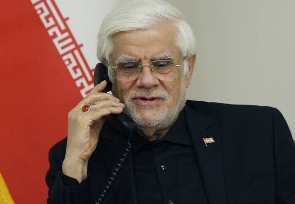 گفت‌وگوی تلفنی عارف با مسئولان ملی و استانی ستاد اربعین در مرز مهران