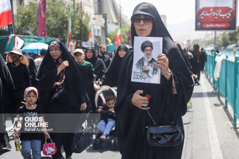 گزارش تصویری | مراسم آیینی پیاده‌روی جاماندگان اربعین حسینی - مشهد