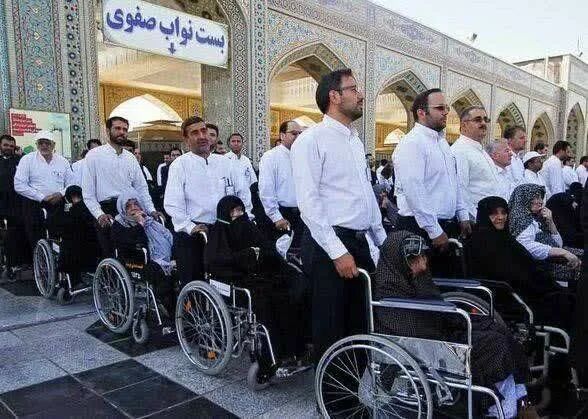 افزایش ظرفیت خدمات صندلی چرخ‌دار حرم مطهر رضوی در دهه پایانی صفر