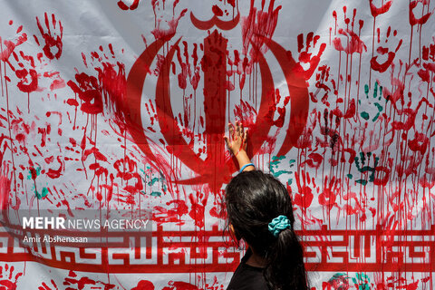 پیاده‌روی جاماندگان اربعین در تهران 