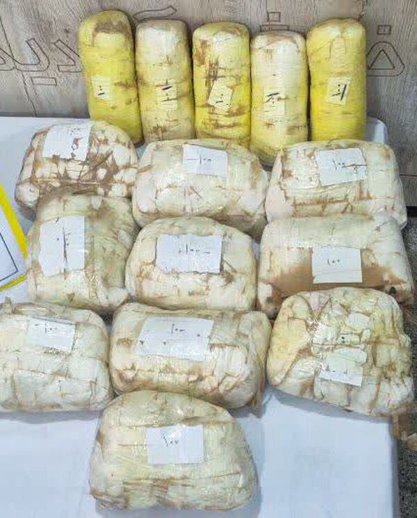 کشف ۲۵ کیلو مواد مخدر در قطار ورودی از افغانستان