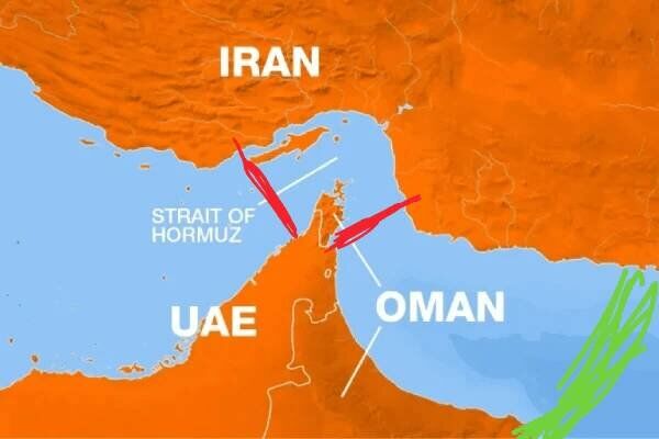 ادعای شبکه «الحدث» درباره ایجاد گذرگاه موقت در تنگه هرمز