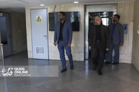 گزارش تصویری | بازدید قائم مقام تولیت آستان قدس از موسسه فرهنگی قدس به مناسبت روز خبرنگار