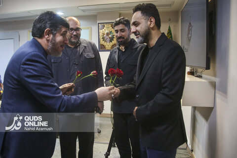 گزارش تصویری | بازدید از موسسه قدس به مناسبت روز خبرنگار