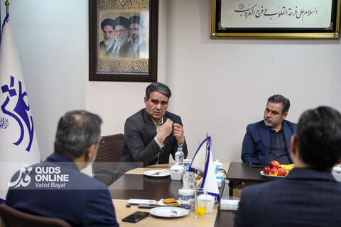 گزارش تصویری | مهمانان موسسه فرهنگی قدس به مناسبت روز خبرنگار(2)